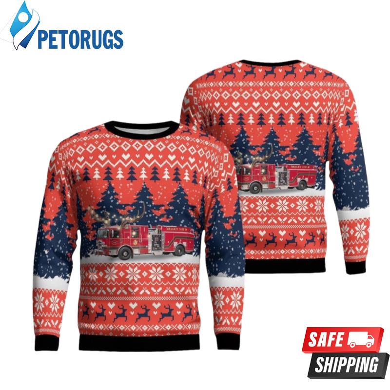 Cleveland-Ohio-Valley-View-Fire-Department-Ugly-Christmas-Sweaters