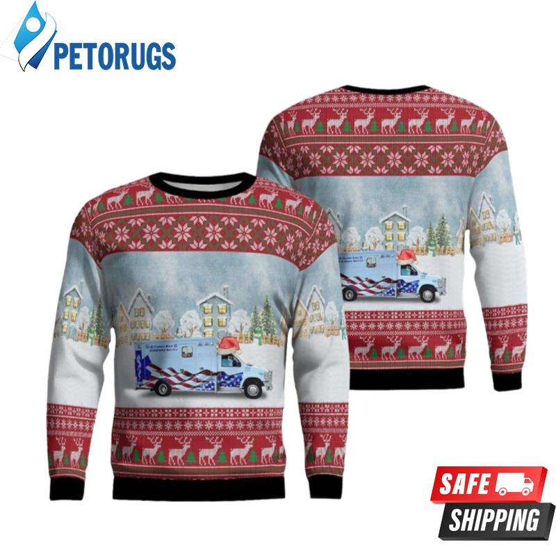 Clinton-Area-Ambulance-Service-Authority-Saint-Johns-Michigan-Christmas-Ugly-Christmas-Sweaters