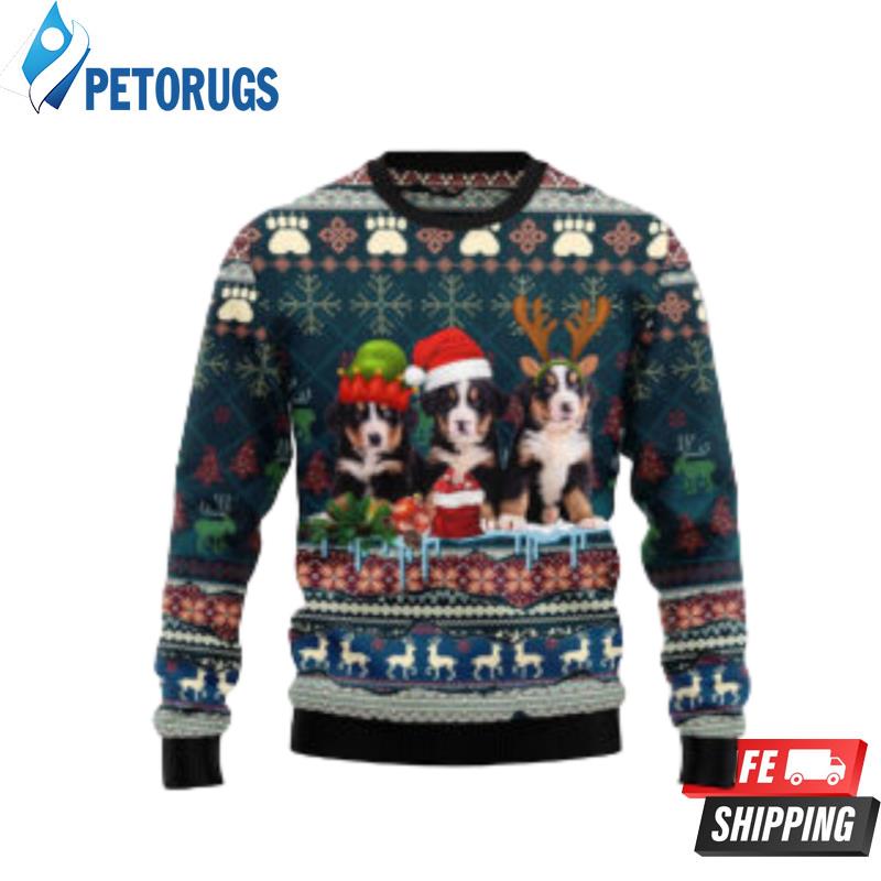 Cute-Bernese-Mountain-Dog-Christmas-Ugly-Ugly-Christmas-Sweaters