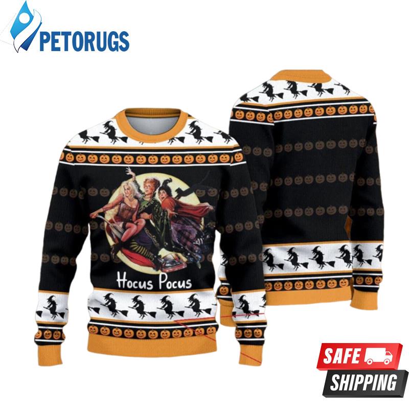 Disney-Cartoon-Not-So-Scary-Halloween-Cute-Disney-Halloween-Ugly-Christmas-Sweaters