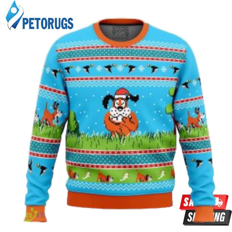 Duck-Hunt-Ugly-Christmas-Sweaters
