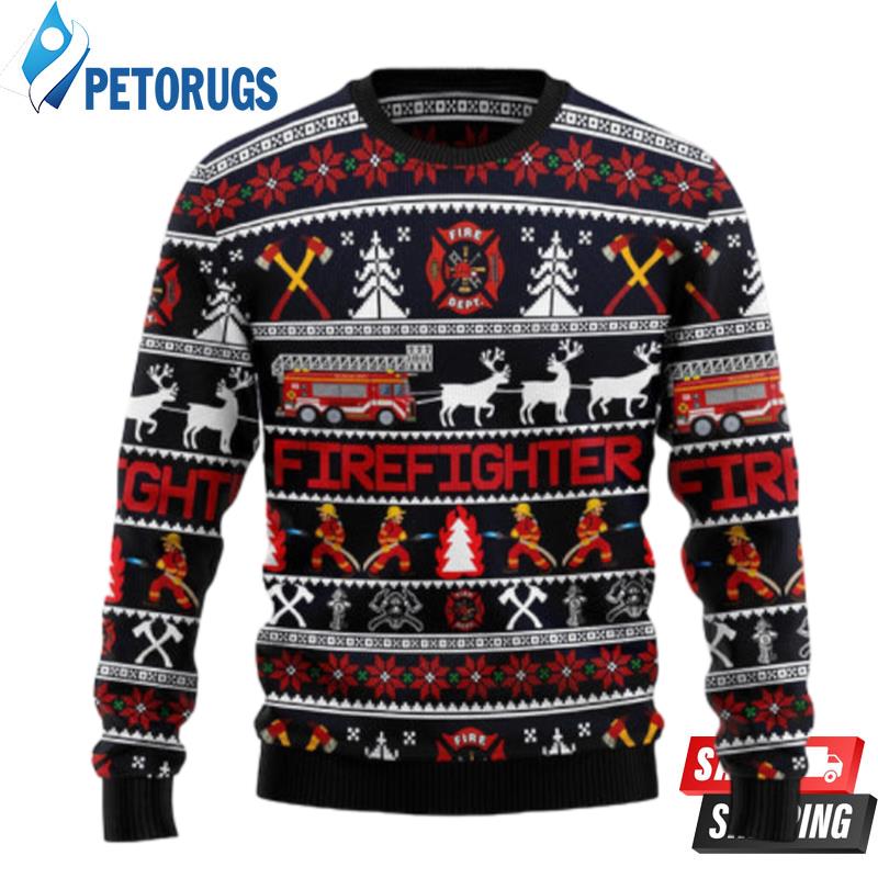 Firefighter-Christmas-Ugly-Christmas-Sweaters-1