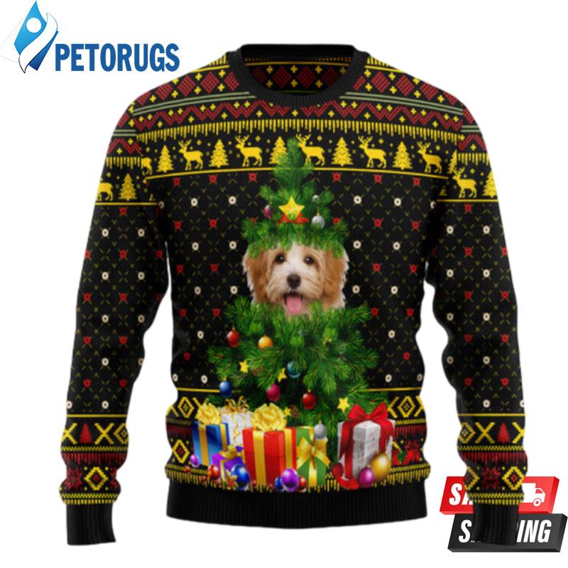 Goldendoodle-Pine-Ugly-Christmas-Sweaters-1