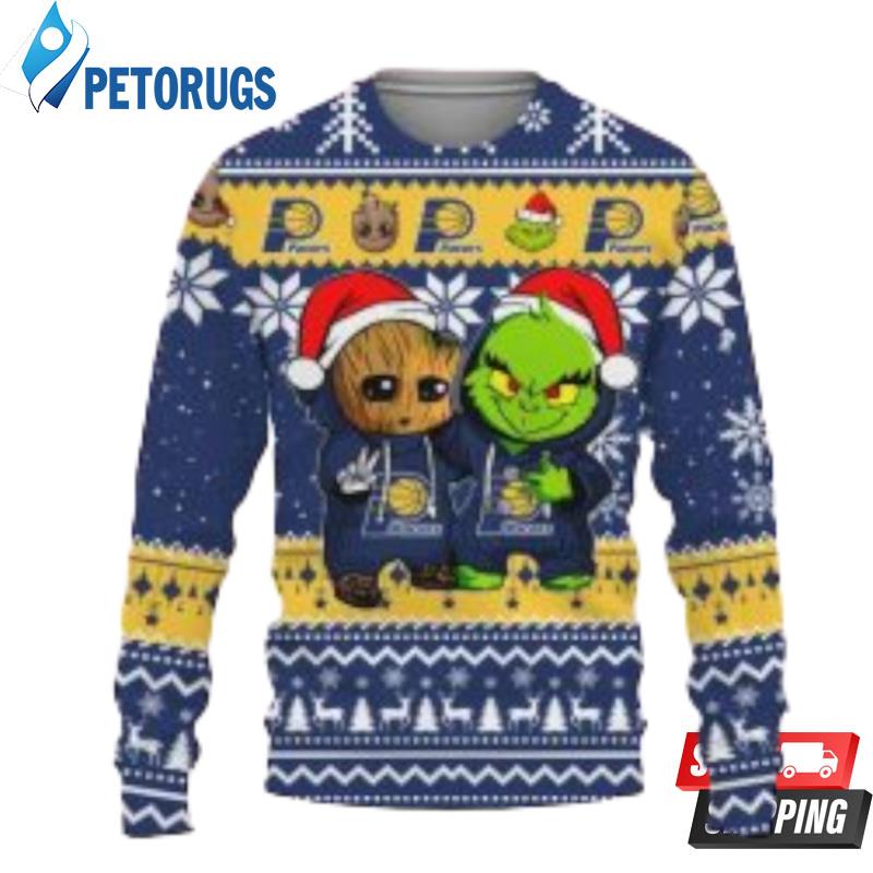 Indiana-Pacers-Baby-Groot-And-Grinch-Ugly-Christmas-Sweaters
