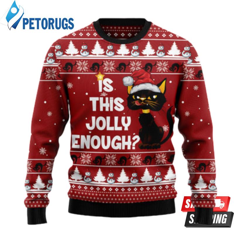 Is-This-Jolly-Enough-Black-Cat-Ugly-Christmas-Sweaters-1