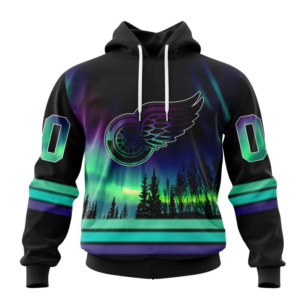 Personalized_NHL_Detroit_Red_Wings_Hoodie_Special_Design_With_Northern_Lights_All_Over_Print_3D_Hoodie_Unisex_1_pbzkst