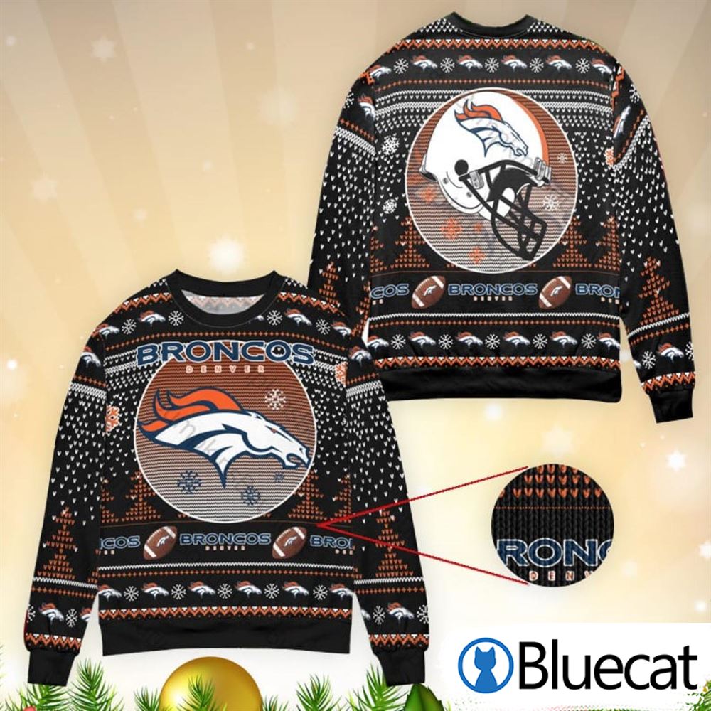Denver Broncos Fans Ugly Christmas Sweater