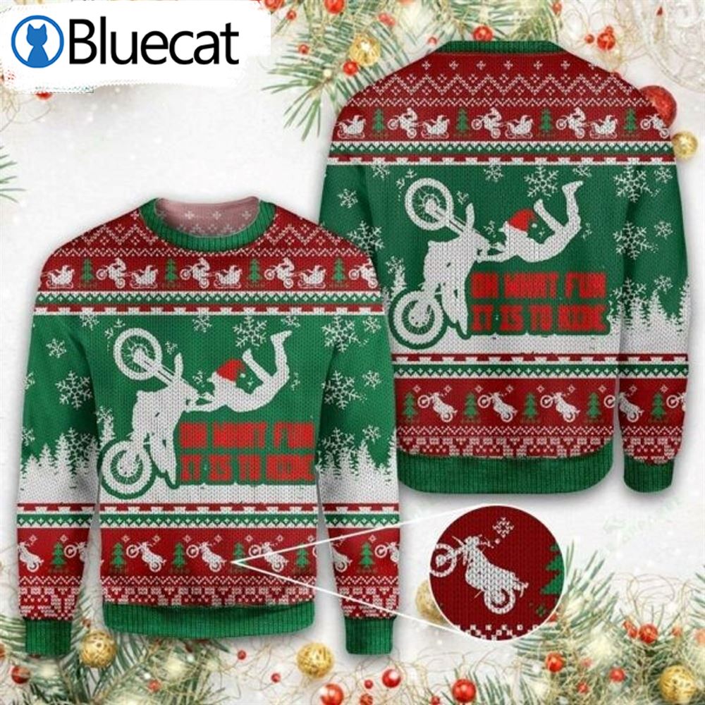 dirtbike-oh-what-fun-it-is-to-ride-ugly-christmas-sweater