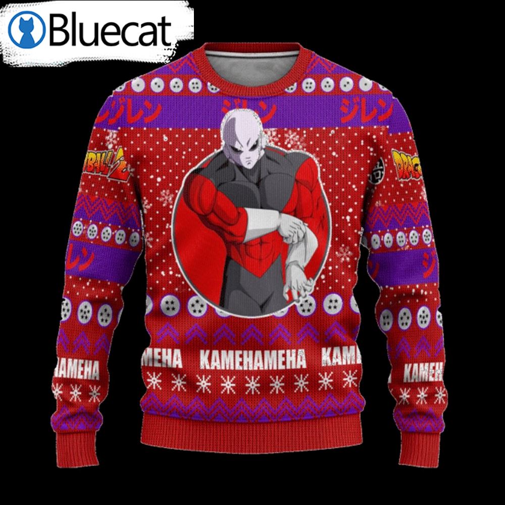 dragon-ball-jiren-kamehameha-ugly-christmas-sweater