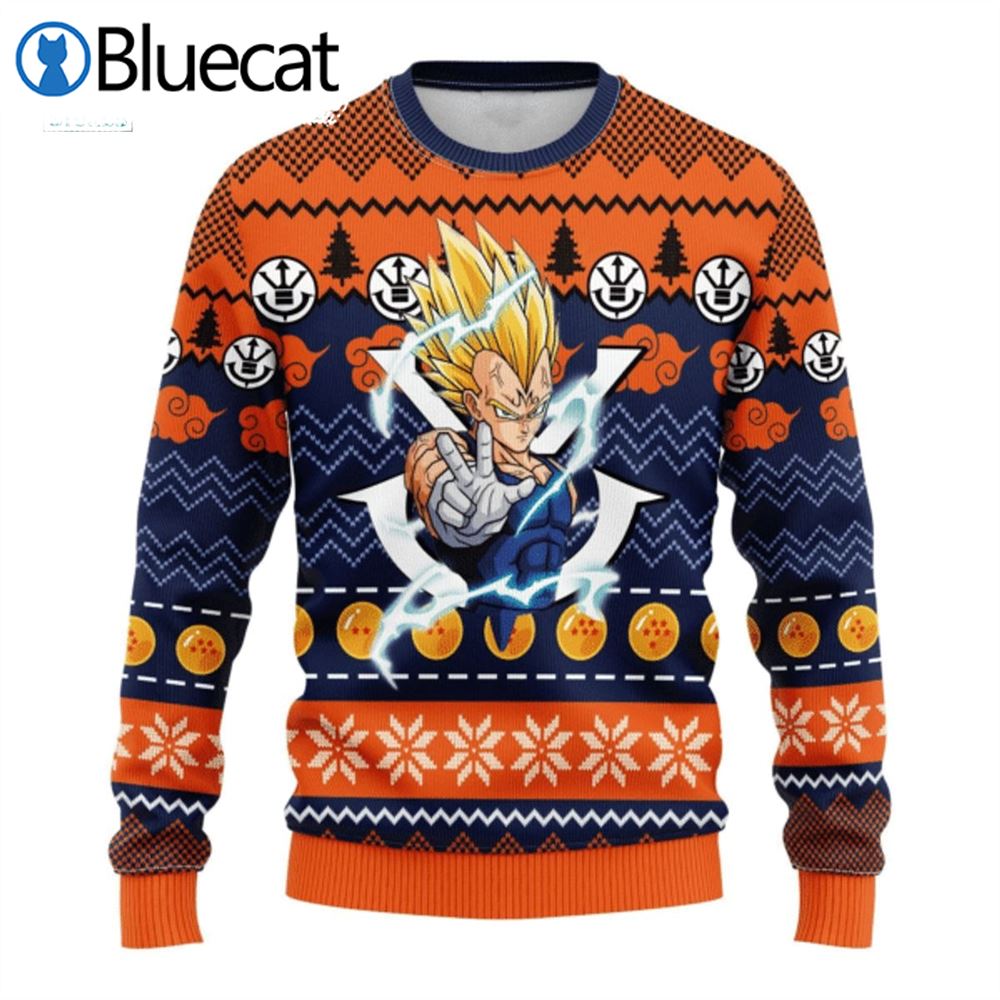 dragon-ball-majin-vegeta-ugly-christmas-sweater