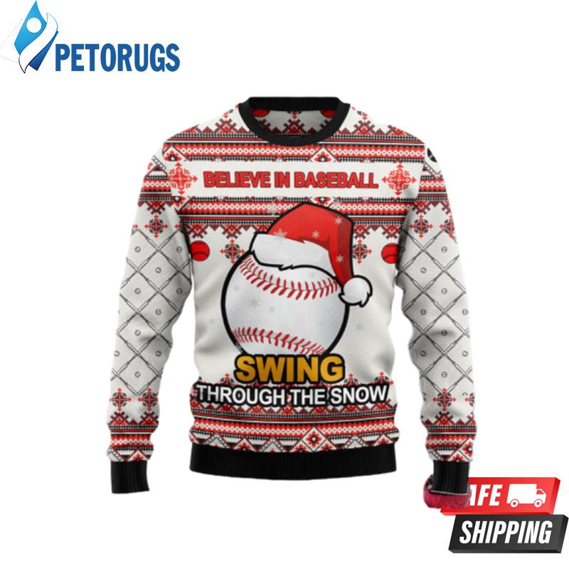 Baseball-Swing-Through-Snow-Ugly-Christmas-Sweaters