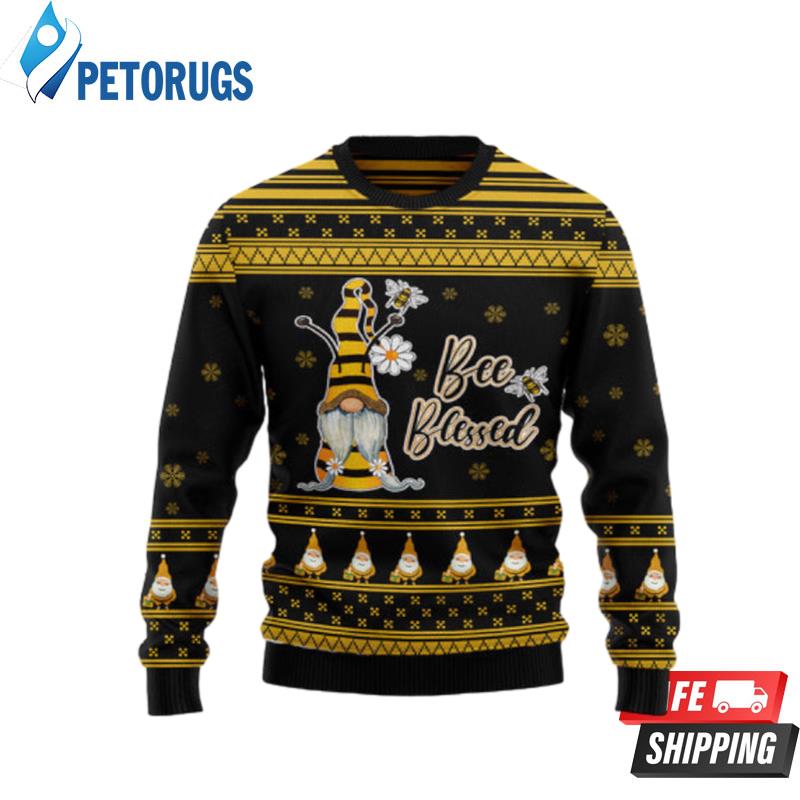 Bee-Kind-Gnome-Ugly-Christmas-Sweaters