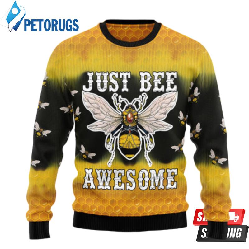 Bee-Tie-Dye-Ugly-Christmas-Sweaters-1