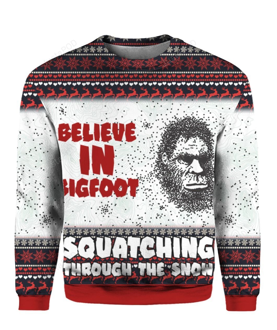 Believe-In-Bigfoot-Squatching-Through-The-Snow-Christmas-Ugly-Sweater_68986514
