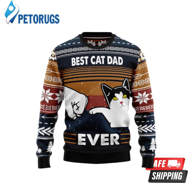 Best-Cat-Dad-Ever-Ugly-Christmas-Sweaters