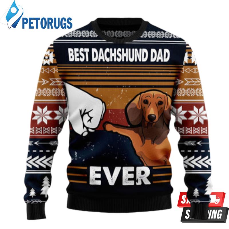 Best-Dachshund-Dad-Ever-Ugly-Christmas-Sweaters-1