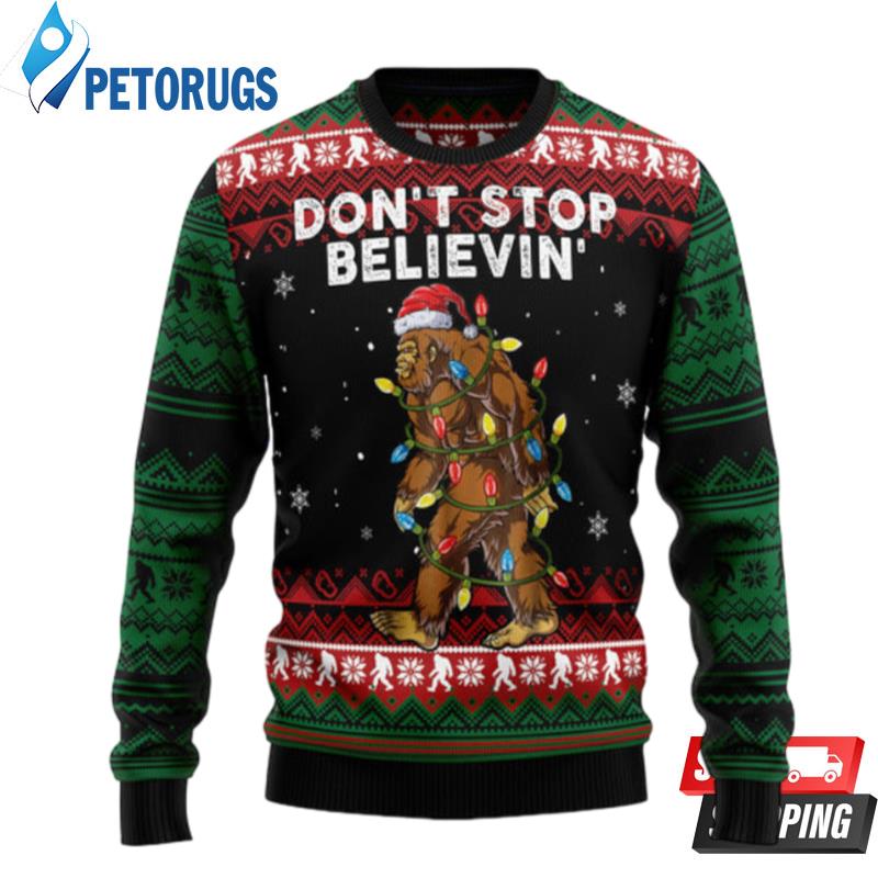 Bigfoot-DonT-Stop-Believing-Ugly-Christmas-Sweaters-1