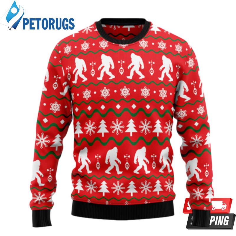 Bigfoot-HZ92801-Ugly-Christmas-Sweater-Ugly-Christmas-Sweaters
