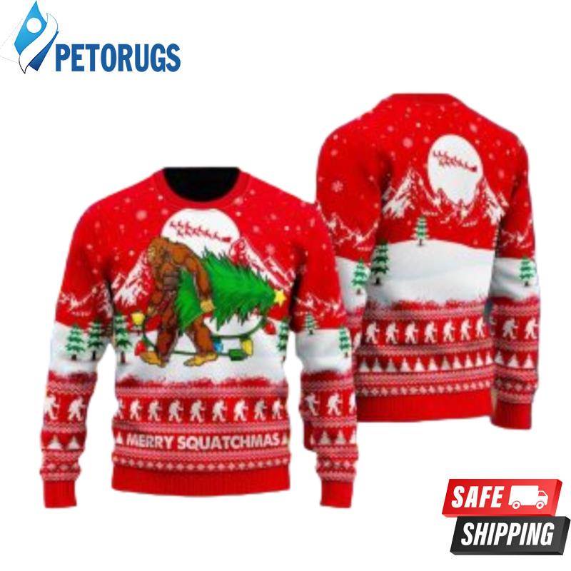 Bigfoot-Mery-Squatchmas-Ugly-Christmas-Sweaters