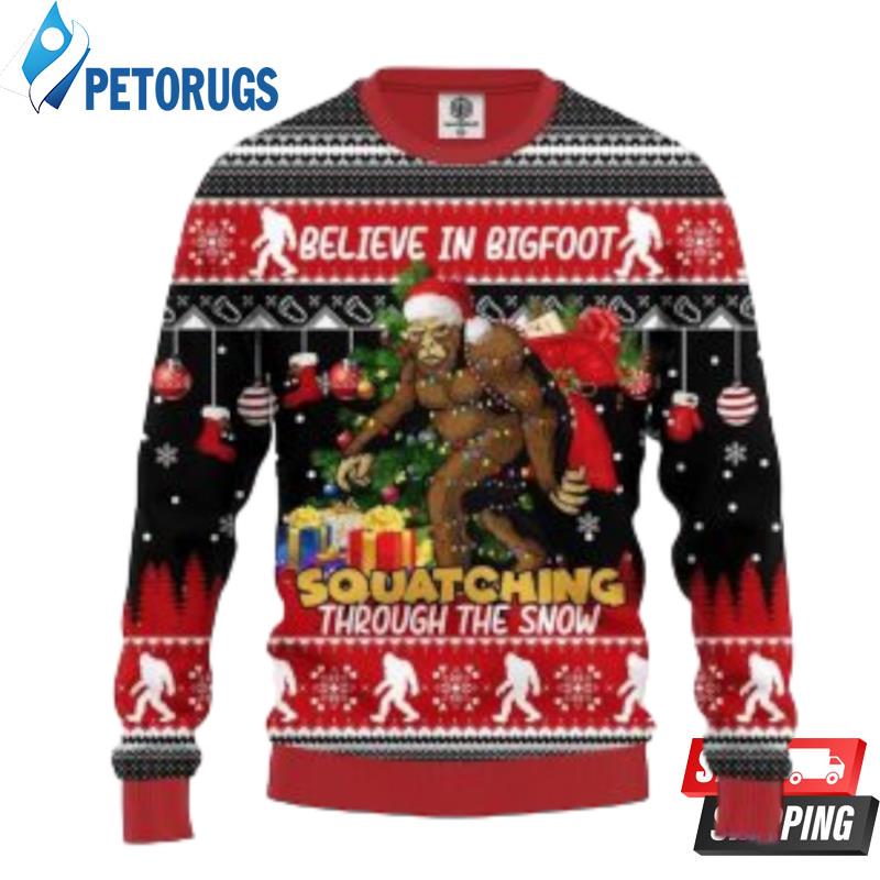 Bigfoot-Squatching-Christmas-Knitted-Christmas-Ugly-Christmas-Sweaters
