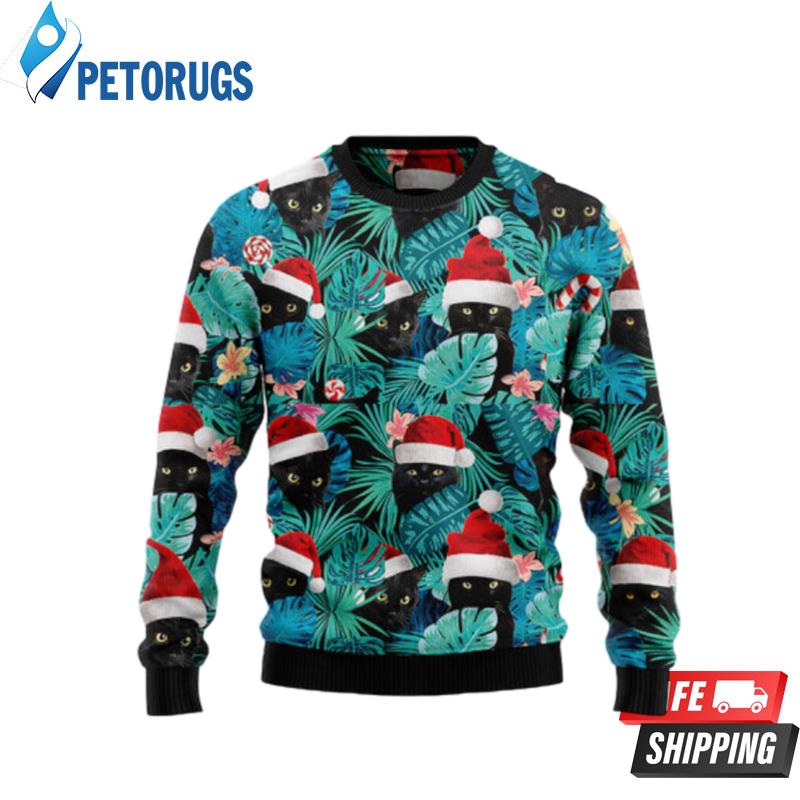 Black-Cat-1-Ugly-Christmas-Sweaters
