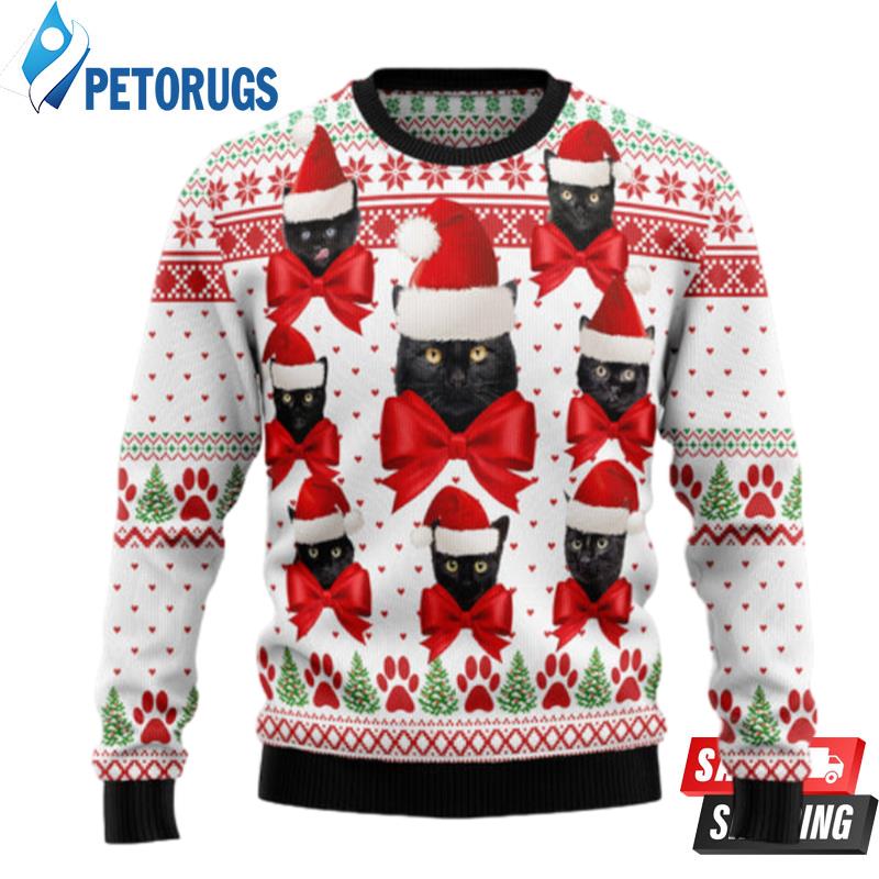 Black-Cat-Ball-Ugly-Christmas-Sweaters-2