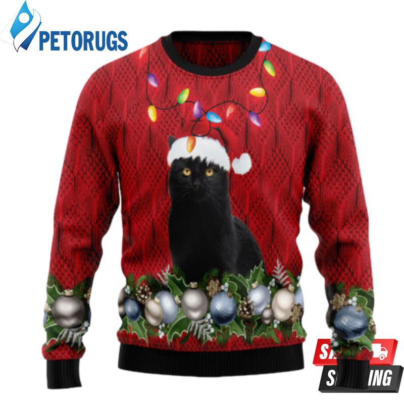 Black-Cat-Christmas-Beauty-Ugly-Christmas-Sweaters-2