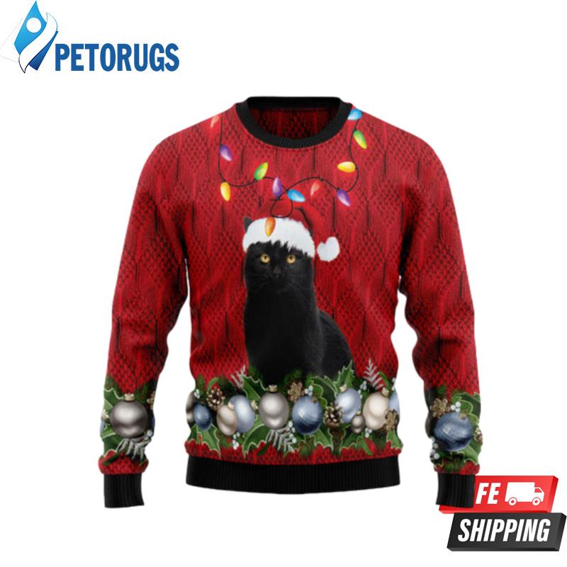 Black-Cat-Christmas-Beauty-Ugly-Christmas-Sweaters