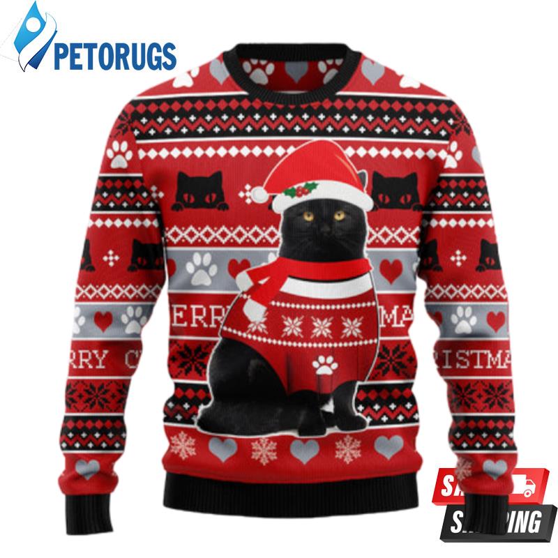 Black-Cat-Christmas-Pattern-Ugly-Christmas-Sweaters-1