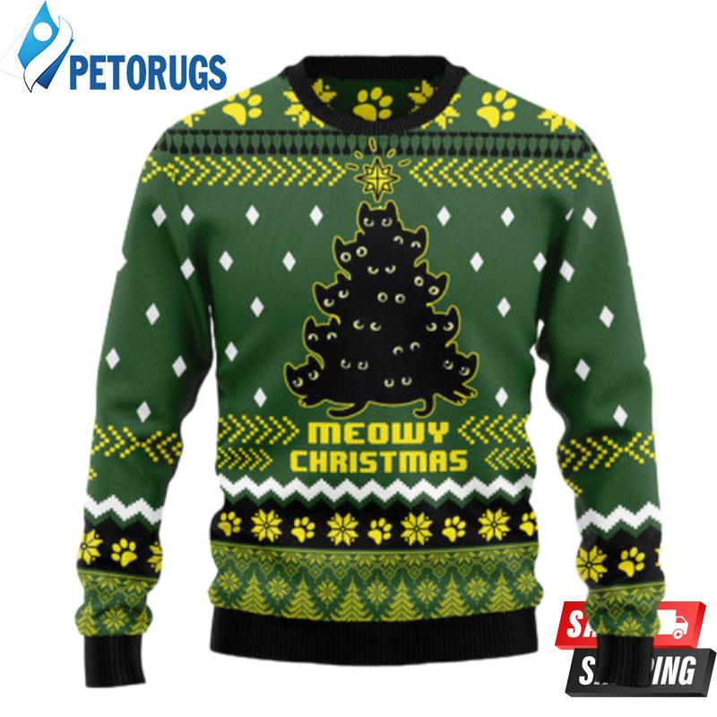 Black-Cat-Christmas-Tree-Ugly-Christmas-Sweaters