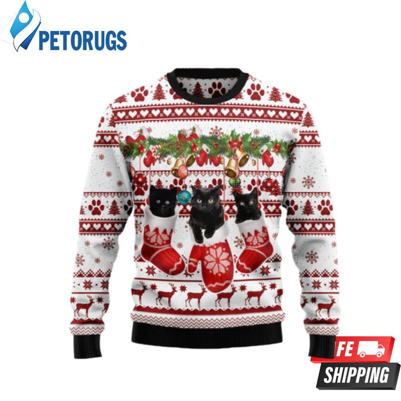 Black-Cat-Gloves-Merry-Christmas-Ugly-Christmas-Sweaters