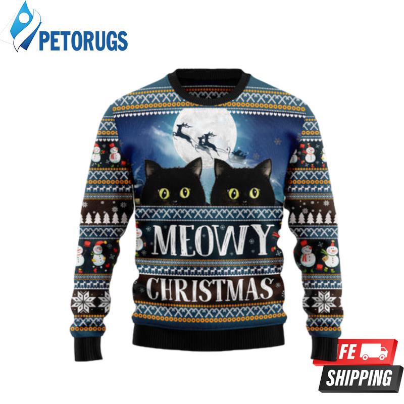 Black-Cat-Meowy-Christmas-2-Ugly-Christmas-Sweaters