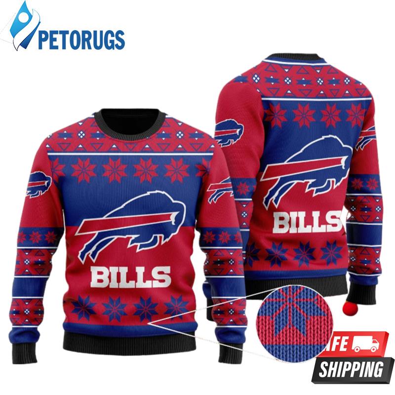 Buffalo-Bills-Snowflakes-Pattern-Ugly-Christmas-Sweaters