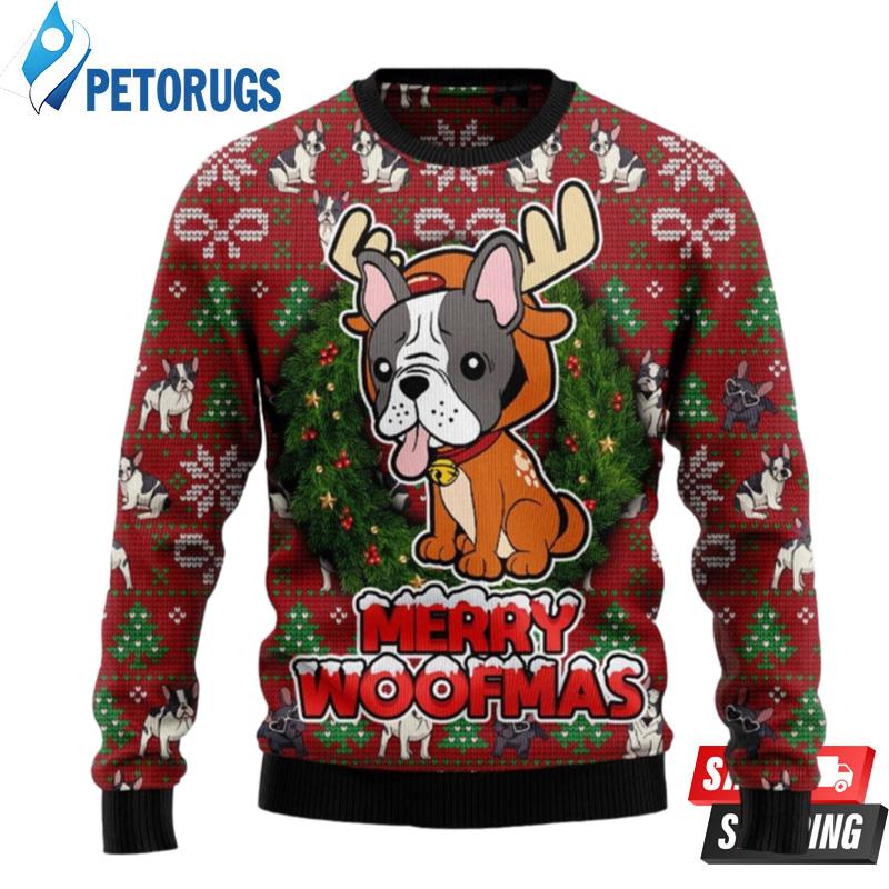 Bulldog-Reindeer-Cute-Ugly-Christmas-Sweaters