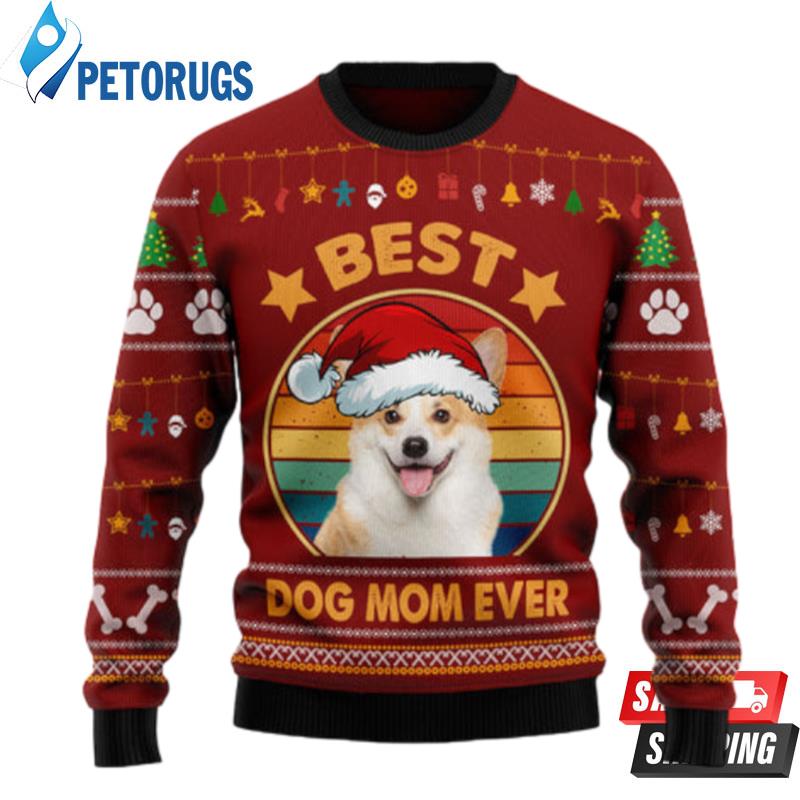 Cardigan-Welsh-Corgi-Best-Dog-Mom-Ever-Ugly-Christmas-Sweaters