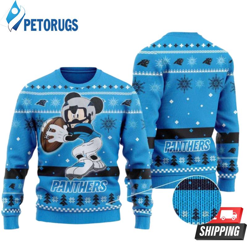 Carolina-Panthers-Mickey-Mouse-Players-Ugly-Christmas-Sweaters