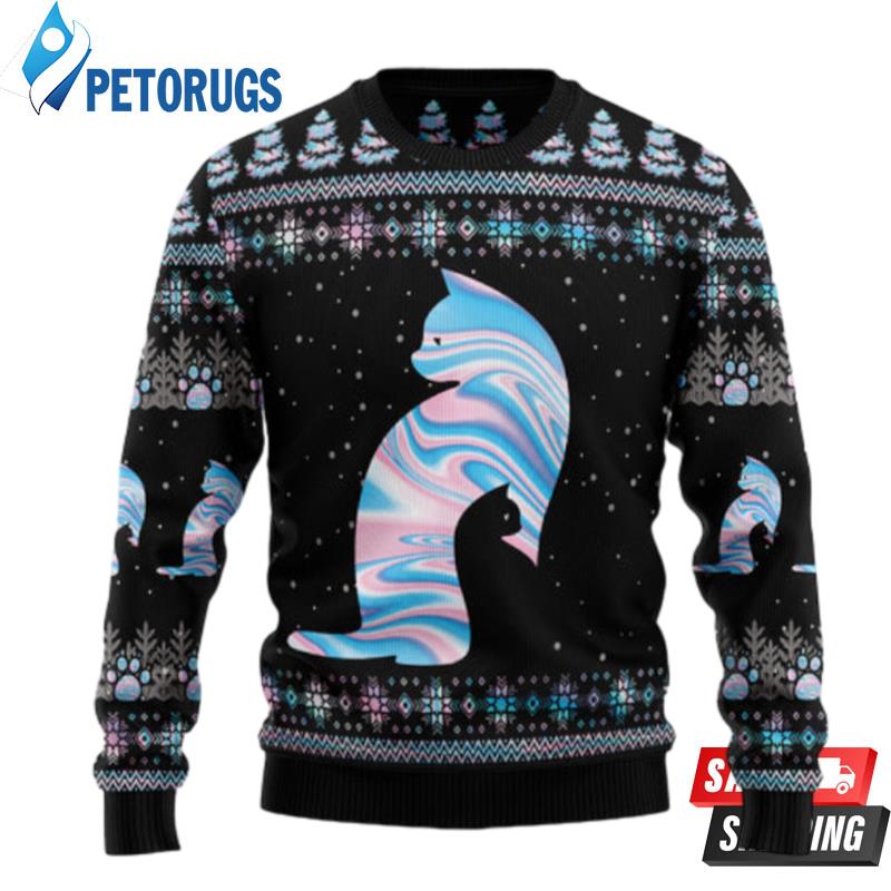 Cat-Hologram-Ugly-Christmas-Sweaters-1