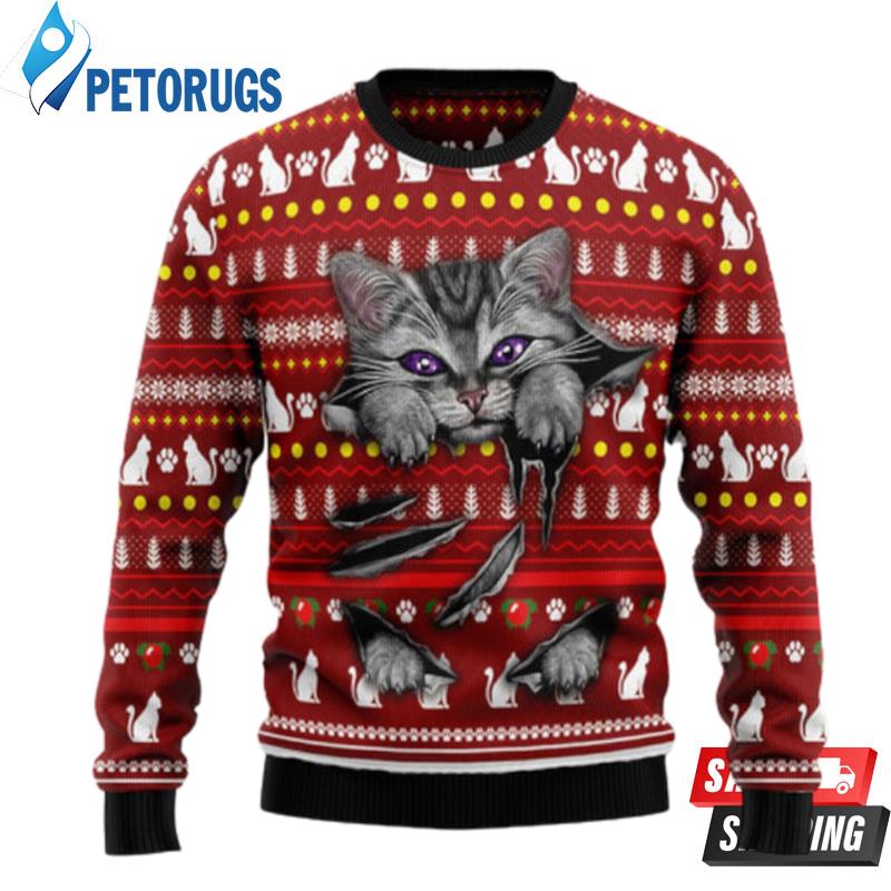 Cat-Scratch-Ugly-Christmas-Sweaters-1