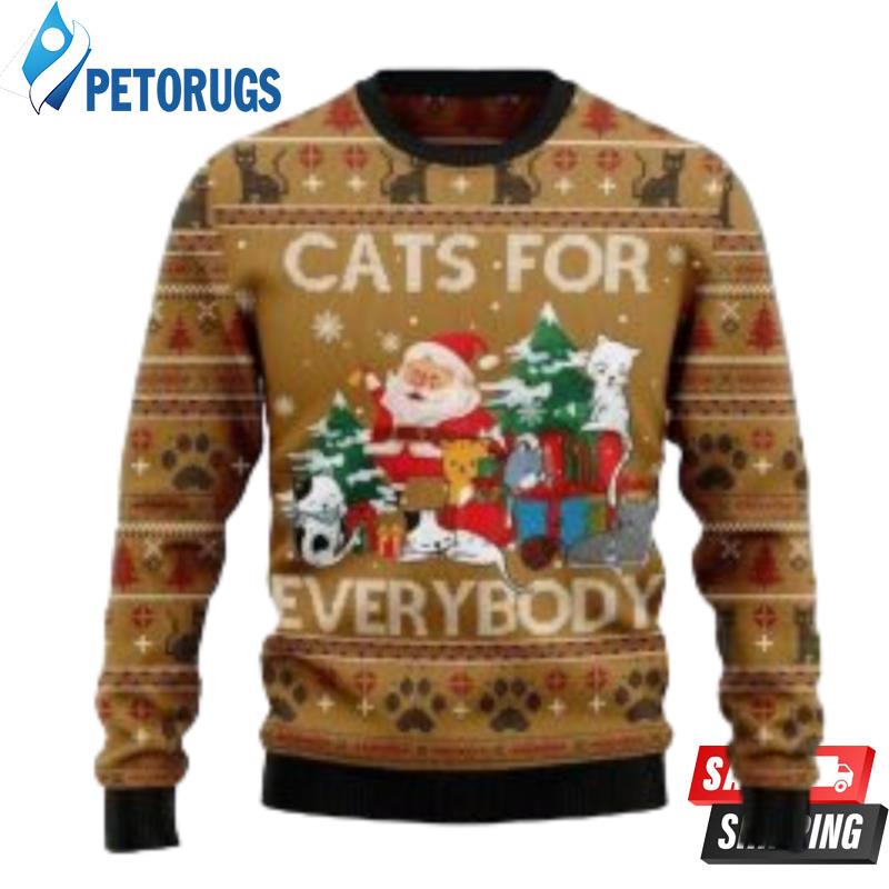 Cats-For-Everybody-Christmas-Ugly-Christmas-Sweaters