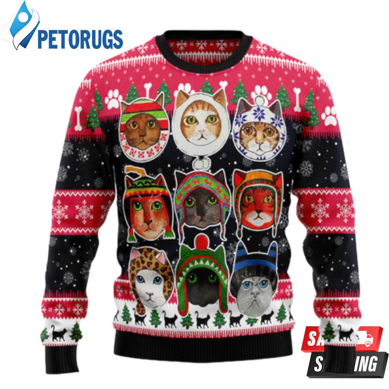 Cats-In-Winter-Ugly-Christmas-Sweaters-1