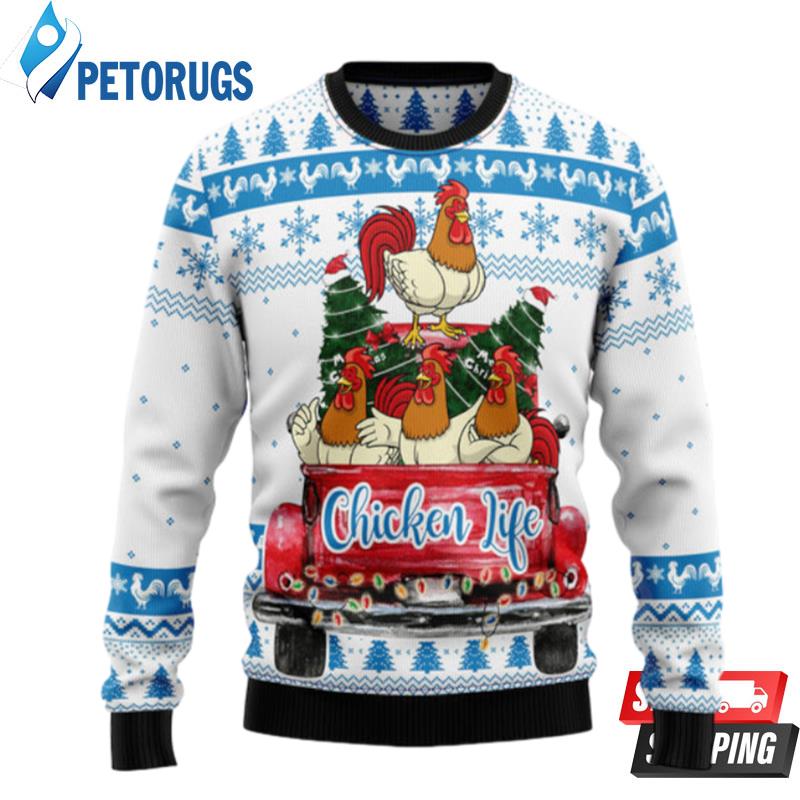 Chicken-Life-Ugly-Christmas-Sweaters