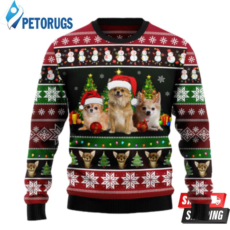 Chihuahua-Group-Beauty-Ugly-Christmas-Sweaters-1
