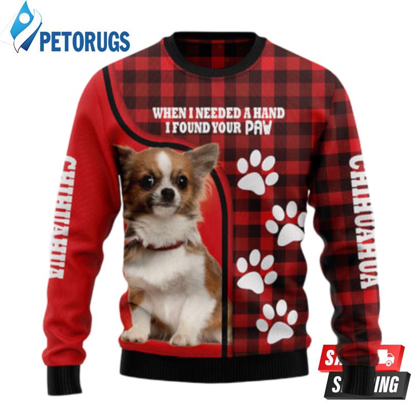 Chihuahua-Paw-Ugly-Christmas-Sweaters