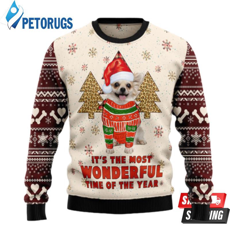 Chihuahua-The-Most-Beautiful-Time-Ugly-Christmas-Sweaters