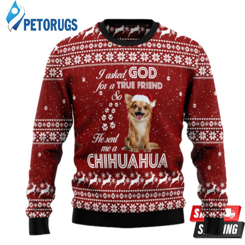 Chihuahua-True-Friend-Ugly-Christmas-Sweaters-1