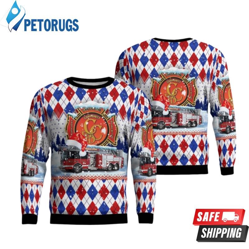 Chillicothe-Community-Fire-Protection-District-Chillicothe-Illinois-Christmas-Ugly-Christmas-Sweaters