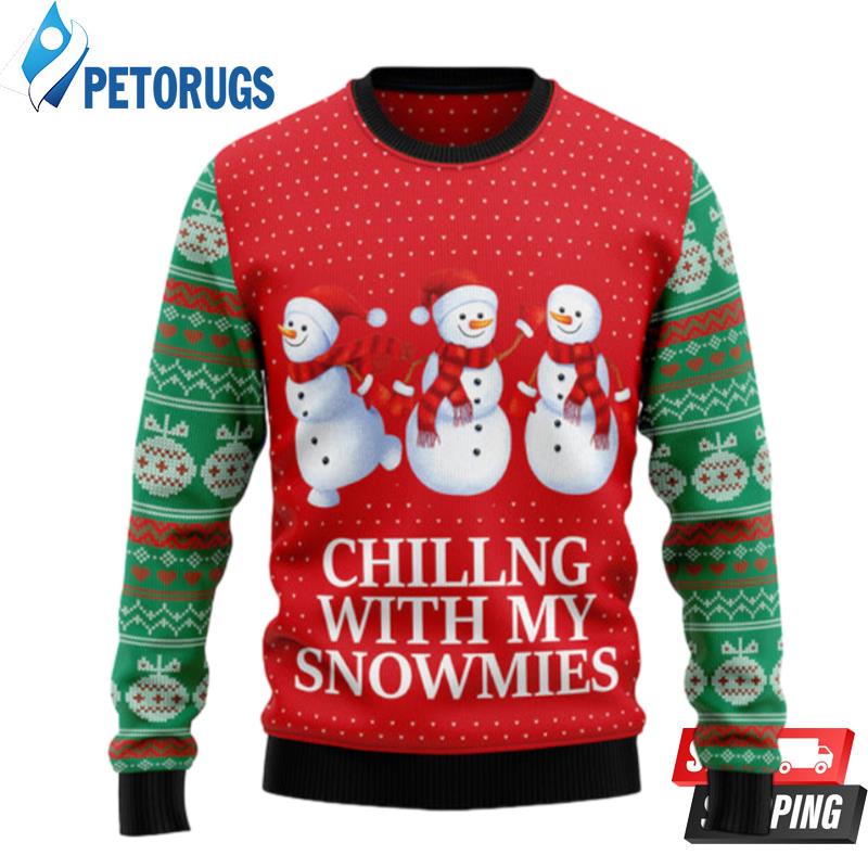 Chilling-With-My-Snowmies-Ugly-Christmas-Sweaters-1