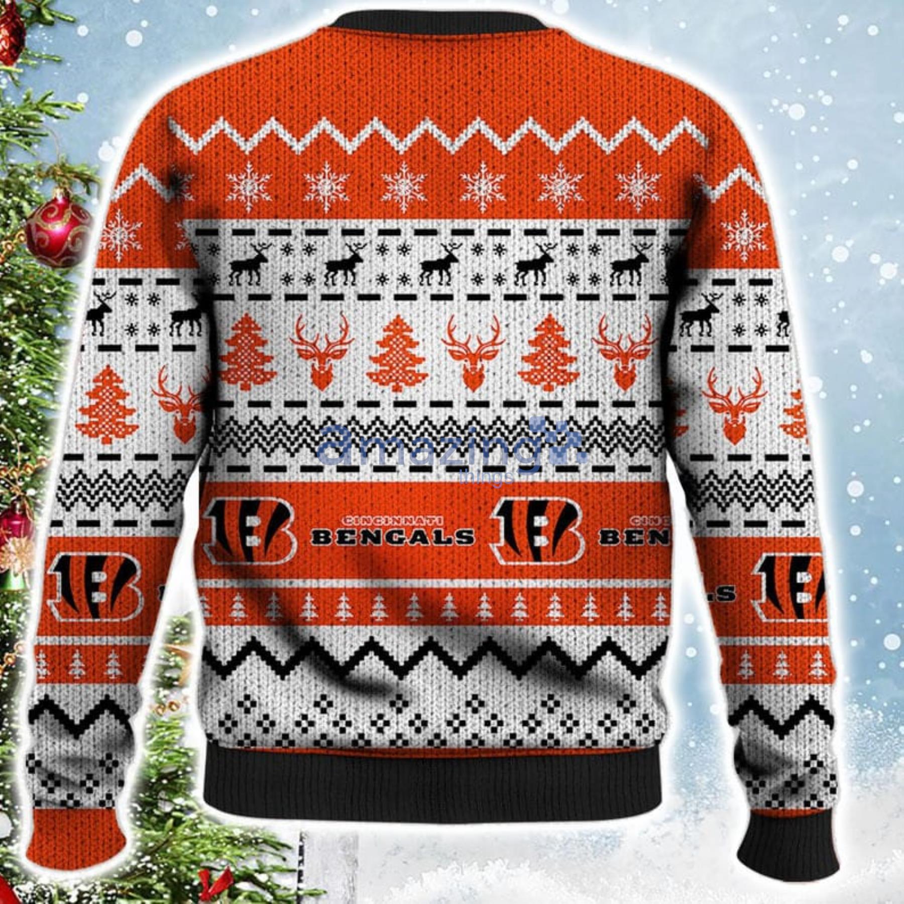 Christmas Gift Cincinnati Bengals USA Football Season Ugly Christmas Sweater