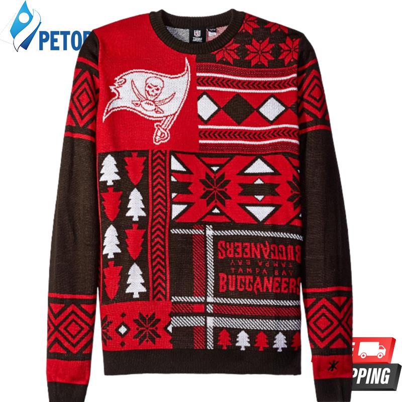 Christmas-Gift-Tampa-Bay-Buccaneers-Red-Black-Color-Ugly-Christmas-Sweaters