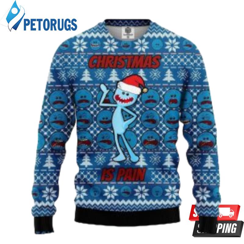 Christmas-Is-Pain-Meeseeks-Knitted-Christmas-Ugly-Christmas-Sweaters